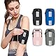 Handytasche Laufen Sport, Laufarmband Handyhalterung, Handytasche Joggen Handy Armband, Handytasche Joggen, Für Laufen, Workout, Joggen und Fitness (Schwarz)