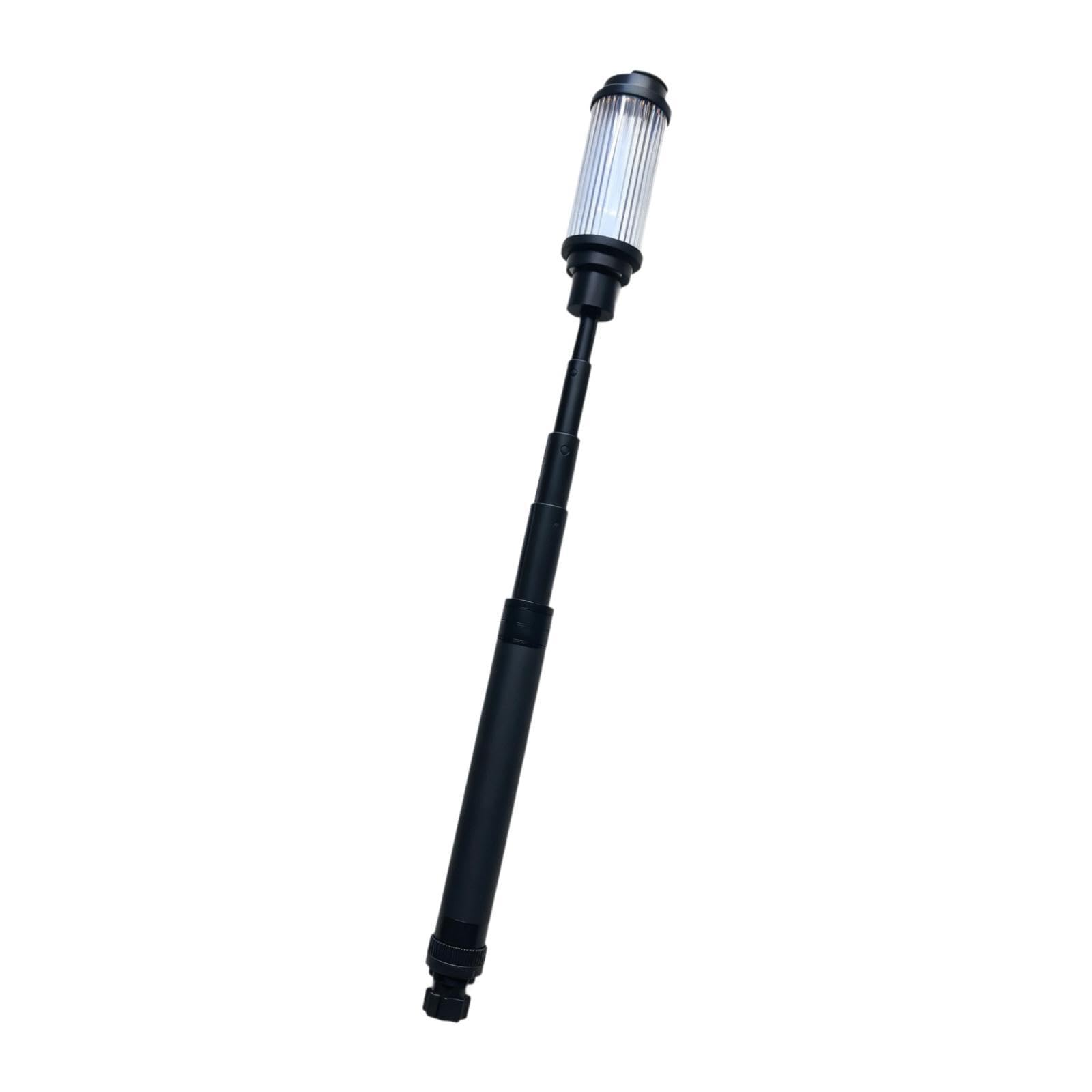 Luz de Emergencia Señalización para Bote LED con Poste Telescópico Desprendible Recarga Tipo C Resistente Al Intensidad Adecuada para Pesca, Solo Luz