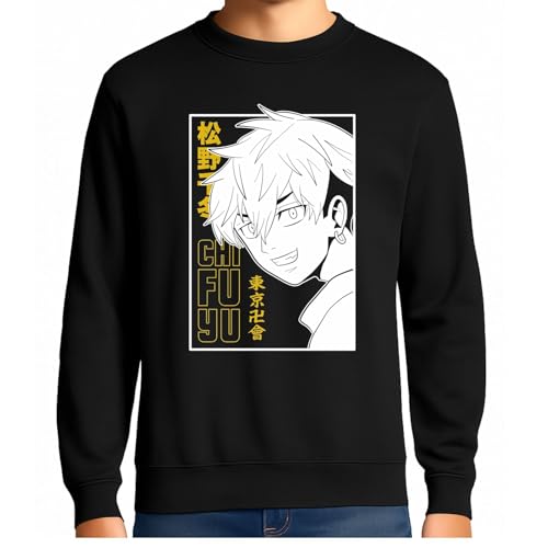 the Fan Tee Sudadera Adulto Sin Capucha de Hombre Dibujos Animados Tokio Anime japonés – Banda Callejera y Líder del Rubio, Mikey, Gang 006 S