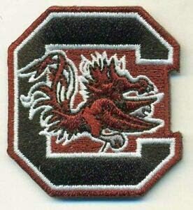 Yibuoo South Carolina Gamecocks Embroidered Patch Iron on Logo Vest Jacket Cap Hoodie Backpack Patch Iron On/sew on Patch