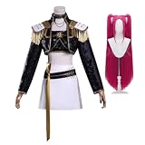 [ばら屋出品]KPOPガールズ! デーモン・ハンターズ ミラMira Golden コスプレ衣装（ウィッグ 靴 道具別売り）*ご注文後に性別とサイズをお伝えください*cosplay 二次会 演出ハロウィン かくさん お盆 プレゼント 祭り 祝日贈り物 コスチューム クリスマス イベント パーティー 文化祭/舞台/日常装/ハロウイーン衣装/仮装/変装 (衣装)
