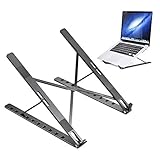 ➷Stabil und kompakt➷einfach zu tragen, mini Größe: 25,5 x 3,5 x 1,5 cm, Gewicht: 0,3 kg. Der Laptop Stand eignet sich für Laptop, sowie Tablets, die man bei der Arbeit benutzt und ist ein hochwertiger Helfer für Bett, Büro, Haus, Reise usw.