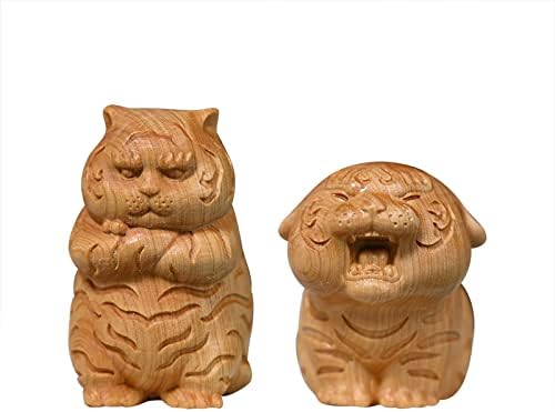 Goshopping 22年 新作入荷 干支 トラ 虎 寅 縁起物 木製 置物 ガーデン 動物 最適なプレゼント 庭 タイガーグッズ 転居 人気 屋外 ベランダ 芝生 車の装飾 誕生日プレゼント 玄関先