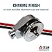 Top Street Performance JM2000C Chrome Power Steering Pump - Saginaw P Series for Classic Cars, Enhanced Steering Control - Ideal for Hot Rods and Engine Swaps, Compatible with GM Vehicles (1955-1976)