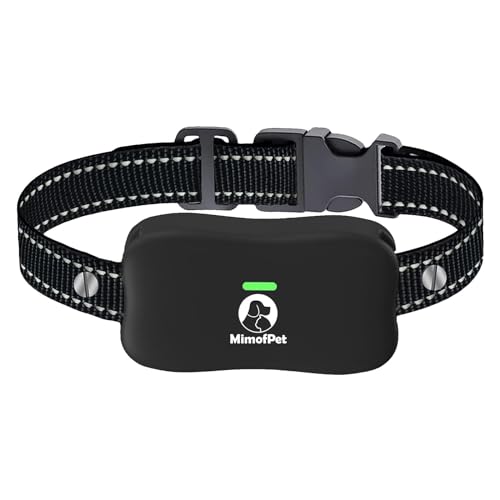 MIMOFPET Wireless Dog Fence Receiver, Single Training Collar Without Remote, Waterproof and Rechargeable,Black