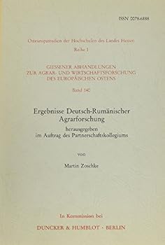 Paperback Ergebnisse Deutsch-Rumanischer Agrarforschung [German] Book