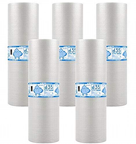 AMAZON用広告.【お得品】【5巻】川上産業 ポリエチレン気泡緩衝材 プチプチ d35 1200×42 エアキャップ エアーキャップ.