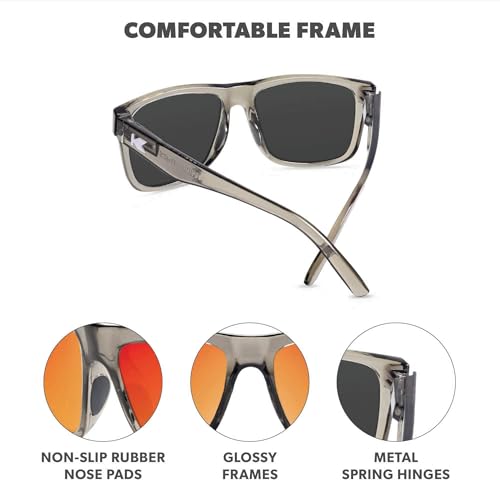 Image of Knockaround Large Polarized Sunglasses for Men & Women - UV400 Protection