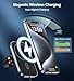 Mukiya for MagSafe Car Mount Charger with Adapter, 360° Rotation Magnetic Wireless iPhone Car Charger for Air Vent, Compatible with iPhone 17/16/15/14/13/12 Series