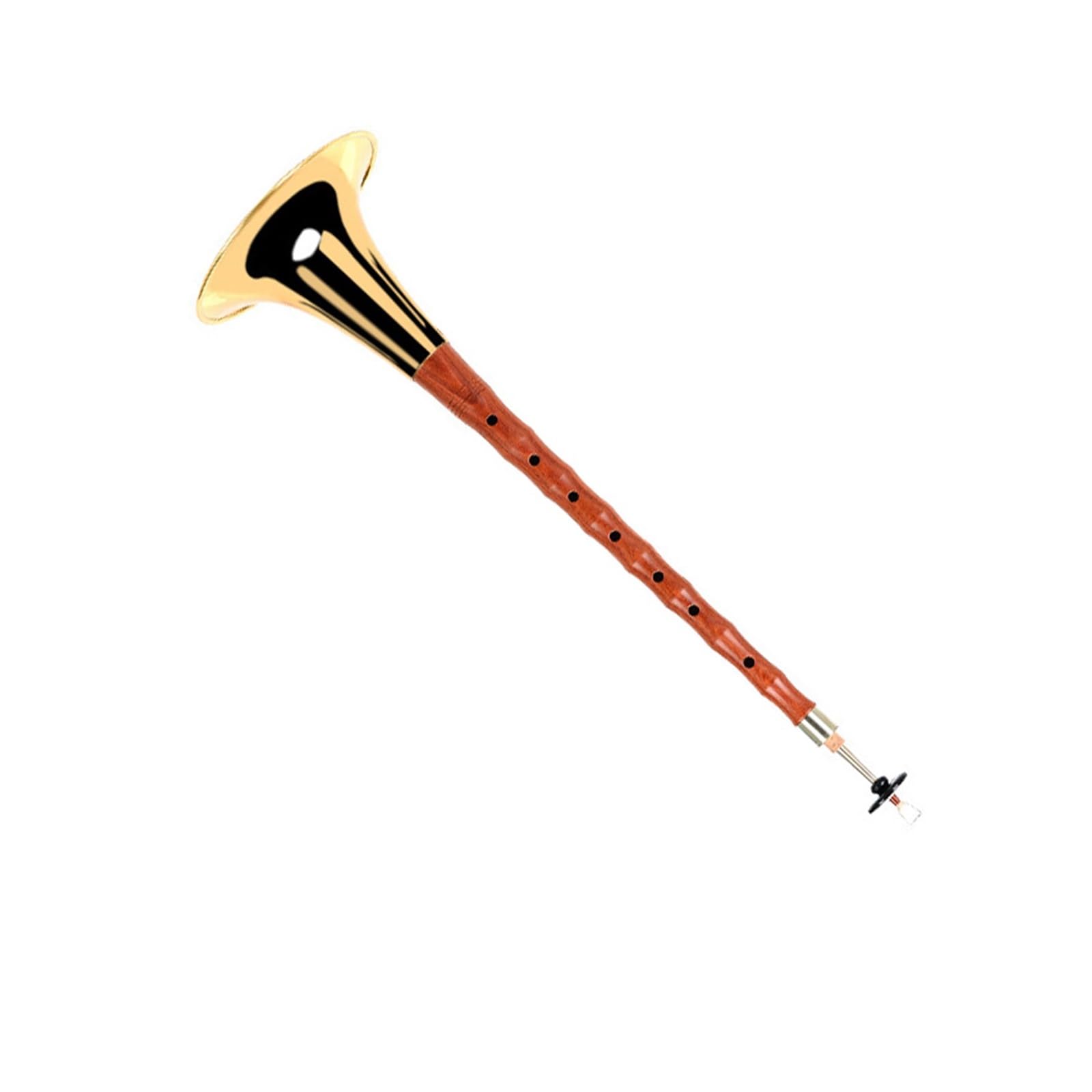 suona High-End-Blut-Sandelholz-Suona-Musikinstrument, Komplettes Set, ABCDEFG-Melodie, Anfänger, Alter Profi, Kleines Volk (Color : C key)