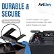 ArtBin 6917AB Sidekick XL-Tragetasche, tragbarer Kunst- und Handwerks-Organizer mit Griff, [1] Kunststoff-Aufbewahrungskoffer, schwarz