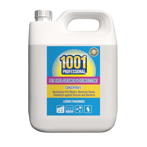 1001 Professional Powerful Pet Area Cleaner & Disinfectant 5 Litre