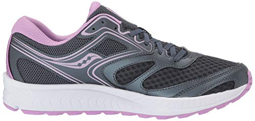 Saucony Women's Versafoam Cohesion 12 Road Running Shoe, Slate | Violet, 8 M Us #TOP5