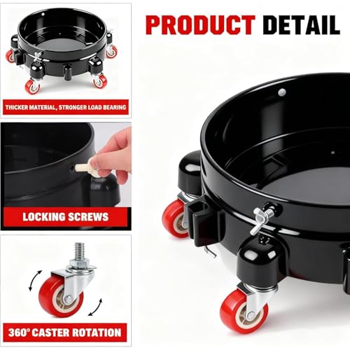 Conteneur d'eau à roulettes support de base roulant réglable multi-usage - 8