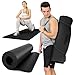 TREX SPORT Gymnastikmatte Fitnessmatte 2cm TX-029NGM | NBR Yogamatte Pilates 190×80×2cm | Trainingsmatte rutschfest, wasserdicht | Sportmatte schwarz
