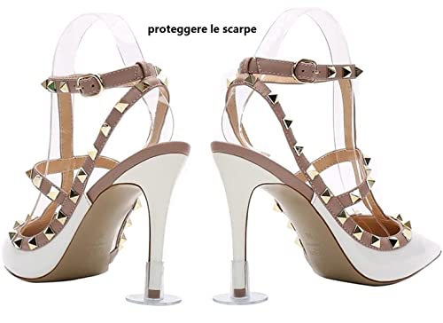 LATRAT 12 Paio di Protezioni per Tacchi Alti, 3