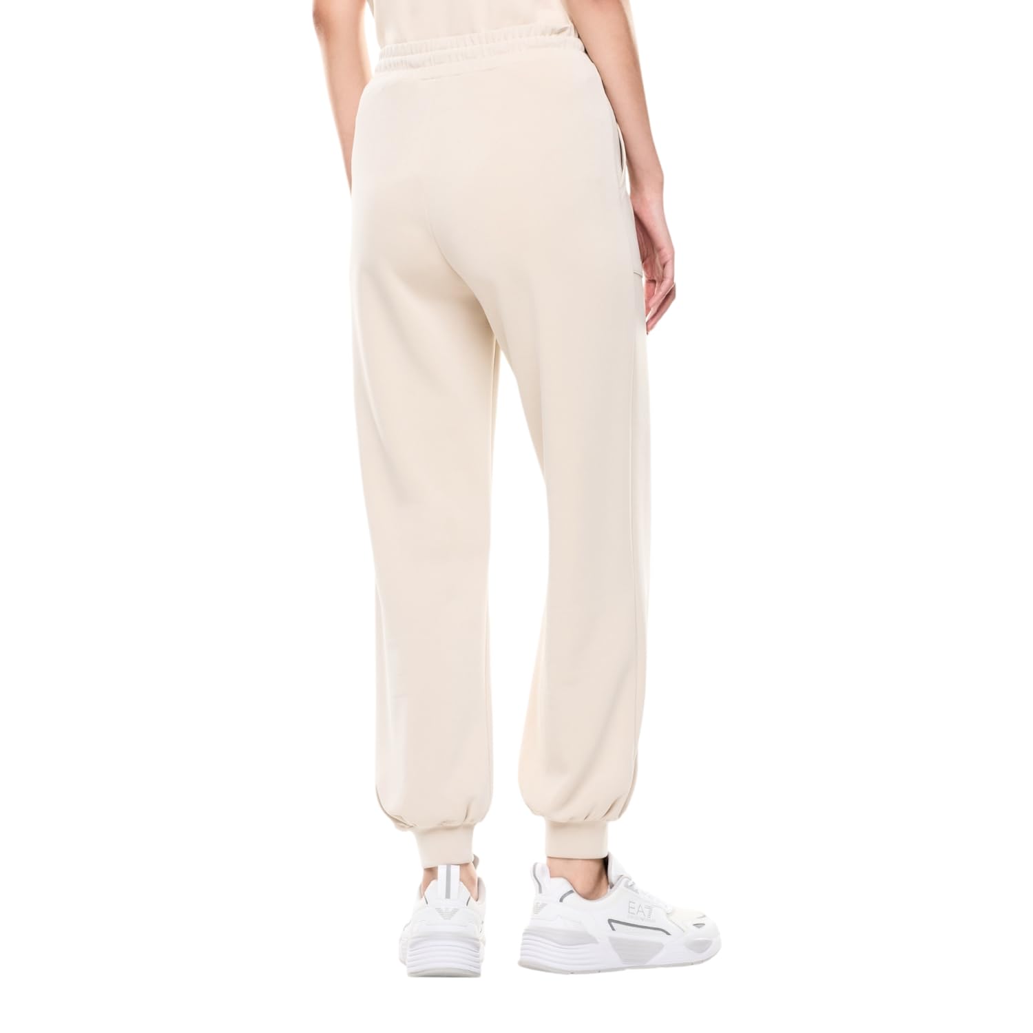 Emporio Armani EA7 damskie spodnie do biegania Core Lady Interlock z mieszanką modalną, rozciągliwe, 7W000193