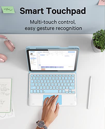 Étui pour iPad 10e génération avec clavier Earto rétroéclairé azerty - 5