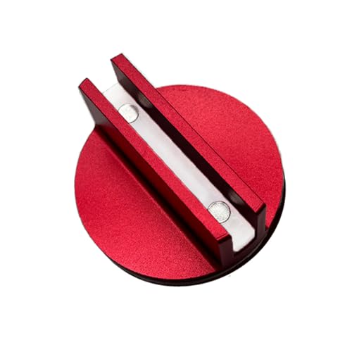 Image of Jack Pad Suitable for Universal Vehicles 0.4 inch Slotted Aluminum Groove Frame Guide Rail Adapter(Red)