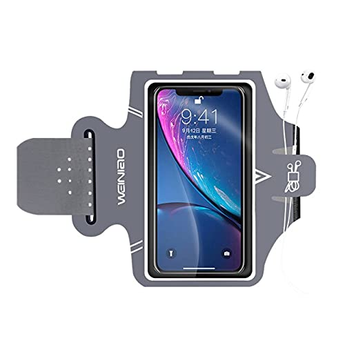 ZZZCAR - Armbands - New Sports Running Armbands for iPhóne 12 Pro Max 11 Pro XS GMY On Hand Arm Band Phone Bag Case For Sámsung S21 S20 Xiáomi (Grey)