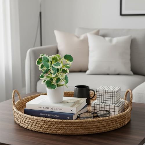 Image of KARP Artificial Potted Plants, Begonia Flower Plant with White Pot Home Decor, Plants for Living Room, Office Desk & Bathroom, Decorative (Small-Plant-6)