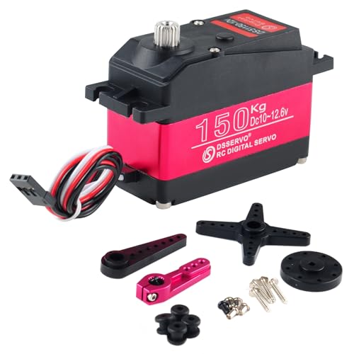 Servo digital RC DS51150 de 150KG: soluciona la falta de fuerza en la dirección de tu coche 1/5