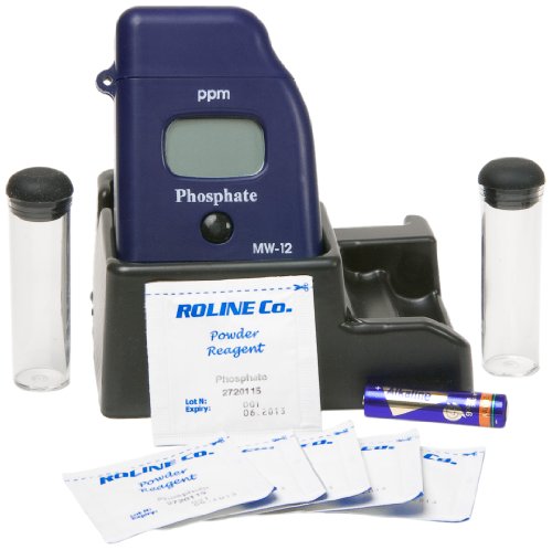Milwaukee MW12 Phosphate Low Range Mini-Colorimeter, 0.00 - 2.50 ppm, 0.01 ppm Resolution, LCD Display