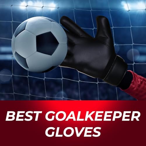 BEAST RAGE Goalkeeper Gloves for Kids Support Grip Youth Football Gloves Kids Junior Soccer Gloves for Kids 6-15 Men Adult Boys Football Gloves (Red, Size 5 for (9 to 12 Year Kid))