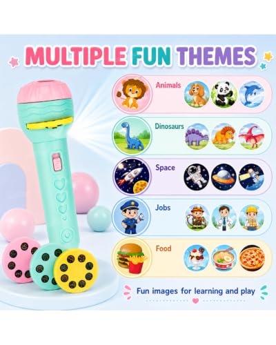 Image of Zest 4 Toyz 2 in 1 Carrot Shape Projector and Flashlight Toy for Kids with 3 Slides 24 Projections Educational Slide Torch for Learning and Bedtime Fun Play for Age 3 Years + (Random Color)
