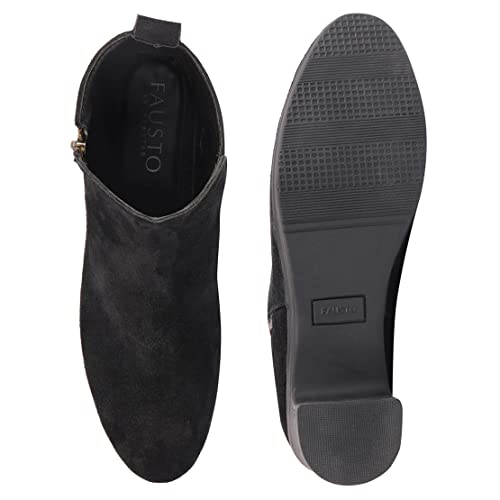Image of FAUSTO Women Flared Heel Boots