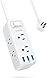 Anker Power Strip Surge Protector with USB 6 ft Extension Cord Flat Plug 332 Power Strip with 6 Outlets and 3 USB Ports Charging Station Compact for Cruise Ship Travel Home Dorm Room and Office