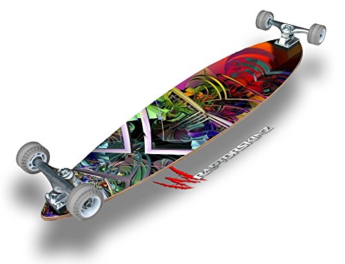 Atomic Love - Decal Style Vinyl Wrap Skin fits Longboard Skateboards up to 10