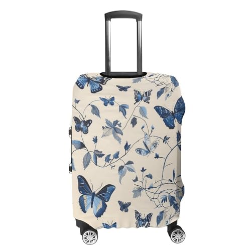 Suitcase Covers for Luggage Washable Luggage Cover Butterflies And Moths Luggages Wheel Covers Elastic Travel Carry On Suitcase Cover Travel Luggages Protector Sleeve Fit 29-32 Inch M4