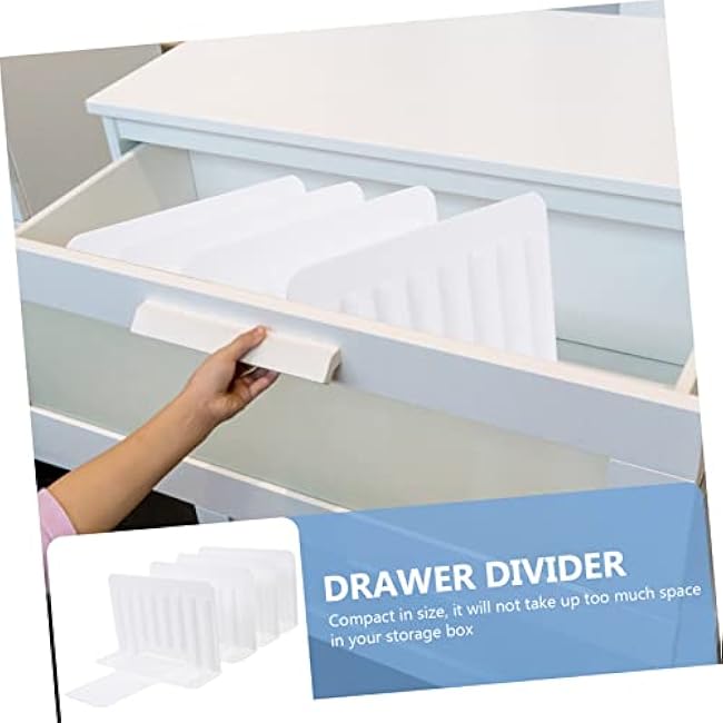 4Pcs Refrigerator Storage Partition Board Drawer Separator for Neat Organization Plastic Dividers for Kitchen Fridge for Fruits Snacks