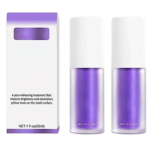 2Pcs Purple Toothpaste For Teeth Whitening, Purple Toothpaste, Stain Removal Toothpaste, Whitening Toothpaste Sensitive Teeth, Purple Whitening Gel Remove Yellow Teeth And Teeth Stain #TOP11