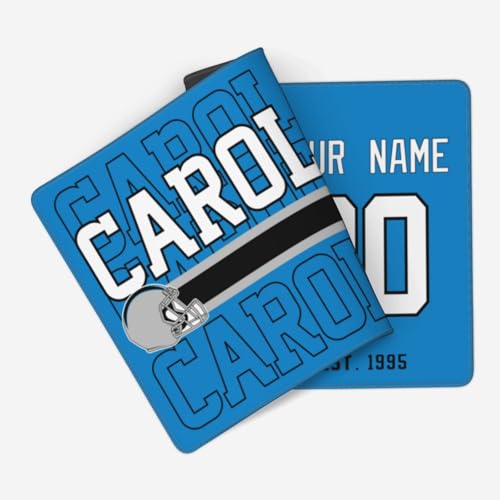 Image of ANTKING Carolina Mouse Pad Custom Name and Number Desk Pad for Men Women Youth Gifts