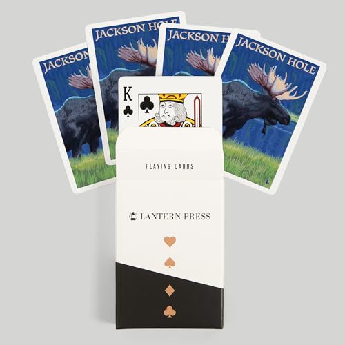 Baraja de cartas Póker 52 piezas Jackson Hole Wyoming miniatura 6