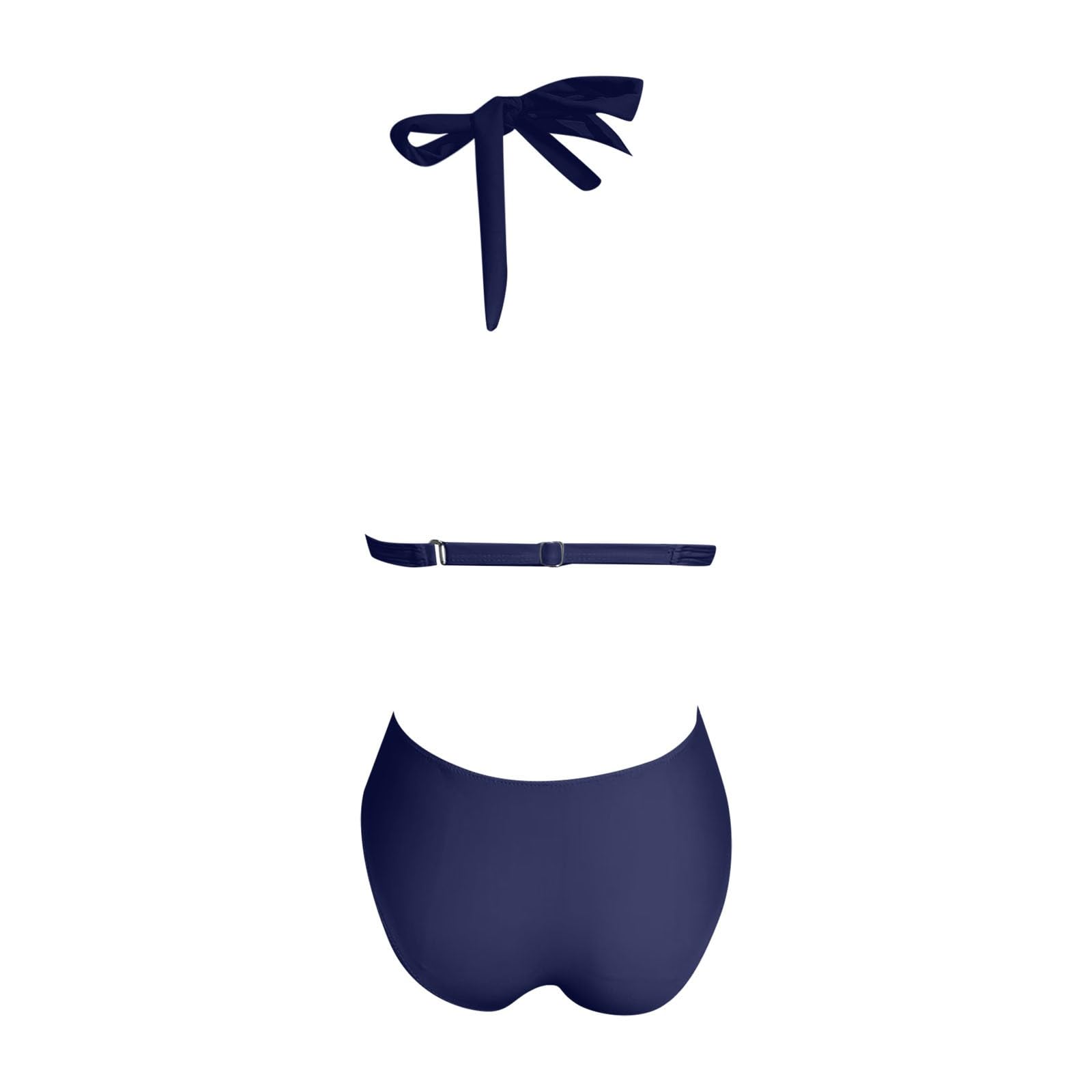 Damski Dwuczęściowy Strój Kąpielowy Push Up Bikini, Ciemnozielony, S