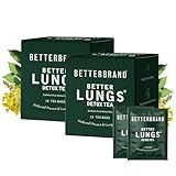 Betterbrand Mullein Tea Bags for Lung Detox - Respiratory Support with Thyme, Elderberry, Ginseng, Ginger, Caffeine Free Herbal Blend - 15 Tea Bags (Pack of 2)