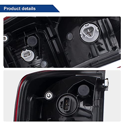 Boardroad Rear Tail Lights Compatible With 2016-2022 Toyota Tacoma Factory Style Outer Brake Lamp Right Passenger Side #TOP6