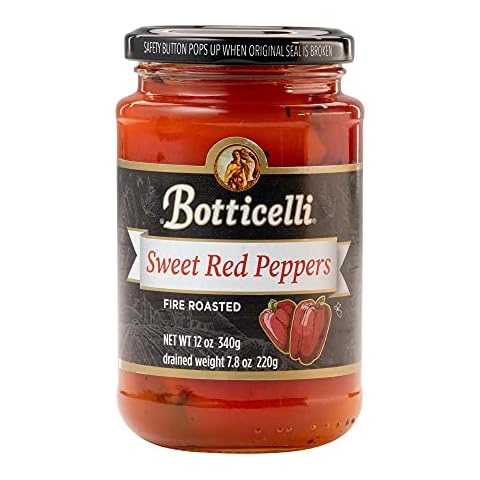 Fire Roasted Sweet Red Peppers by Botticelli, 12oz Cover