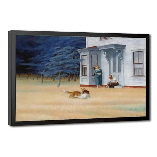 Toile tendue Edward Hopper Cape Cod Evening pour rompre la monotonie des murs de bureau