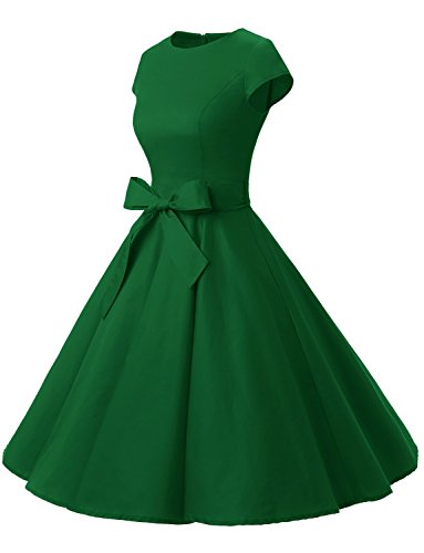 Image of Dressystar Women's Vintage Cocktail Party Dress 1950s Retro Rockabilly Prom Dresses