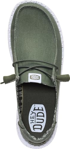 Image of HEYDUDE Women's Wendy Stretch Canvas Slip On Shoes | Easy On Loafer