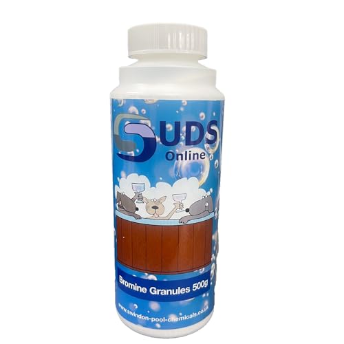 SUDS-ONLINE 500g Bromine Infused Granules for Hot Tub Spa Swimming Pool Chemicals