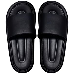 CHENKSQW Slides for Women Men Cloud Pillow Slippes Non-Slip Shower Shoes House Indoor and Outdoor Bathroom Bedroom Pool Beach Garden