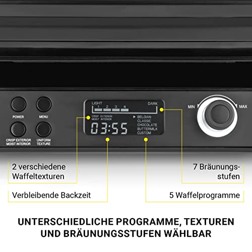 Belgisches Waffeleisen N8WERK Premium für perfekte Waffeln