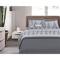 Set Lenzuola Invernali Felpate IlGruppone Matrimoniali - Bicolore Panna/Tortora, Antipilling, Angoli Elasticizzati