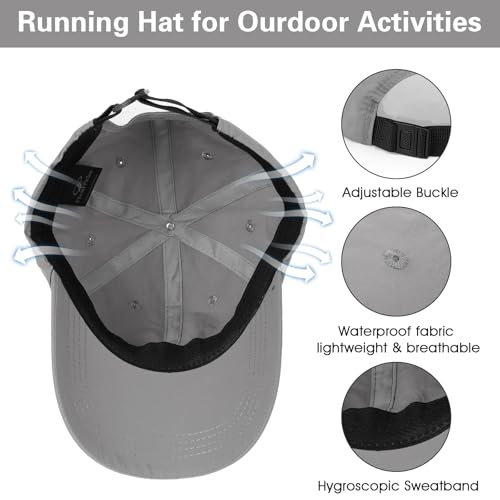 Gorra impermeable para correr de secado rápido unisex miniatura 6
