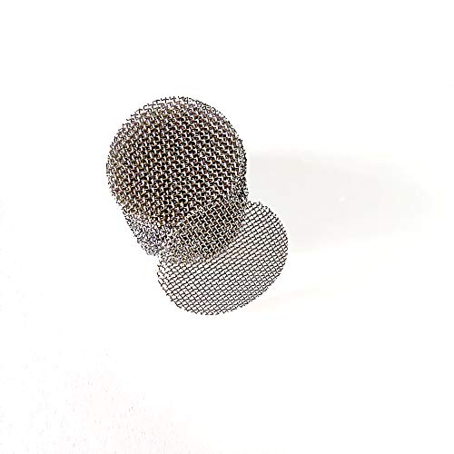 Ruilida Stainless Steel Pipe Screens 3/4 Inch 200Pcs Premium Thick,0.75" Pipe Screen Filters With Metal Storage Box #TOP3